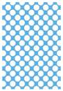 Printed Wafer Paper - Large Polkadot Pastel Blue
